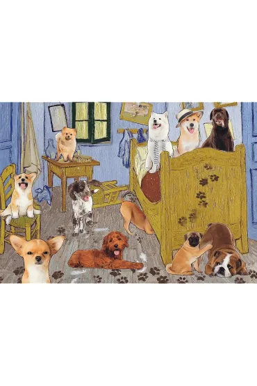 Puzzle 500 el. Pok�j van Gogha Psia Rewolucja Trefl