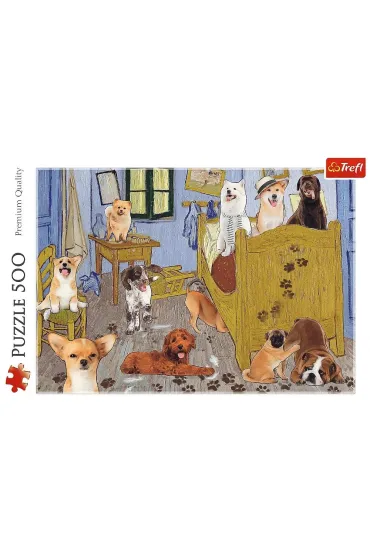 Puzzle 500 el. Pok�j van Gogha Psia Rewolucja Trefl