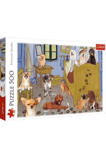 Puzzle 500 el. Pok�j van Gogha Psia Rewolucja Trefl