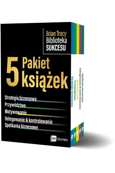 Pakiet Biblioteka sukcesu: Strategia biznesowa, Przyw�dztwo, Motywowanie, Delegowanie i kontrolowanie, Spotkania biznesowe - Brian Tracy
