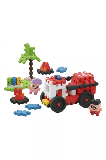 Mini Waffle City Klocki konstrukcyjne Mini Waffle 80 element�w City W�z Stra�acki MARIOINEX 903193