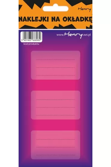 Henry Naklejki na zeszyty 12 szt.