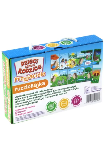 Puzzle Dzieci kontra Rodzice. Puzzlobajka. Przyjaciele Kangur