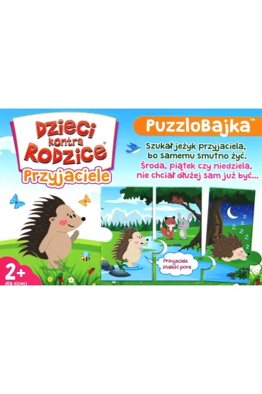 Puzzle Dzieci kontra Rodzice. Puzzlobajka. Przyjaciele Kangur