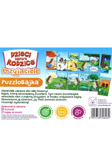 Puzzle Dzieci kontra Rodzice. Puzzlobajka. Przyjaciele Kangur
