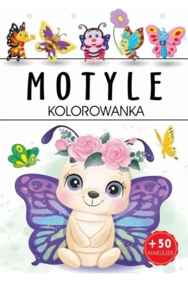 Motyle. Kolorowanka