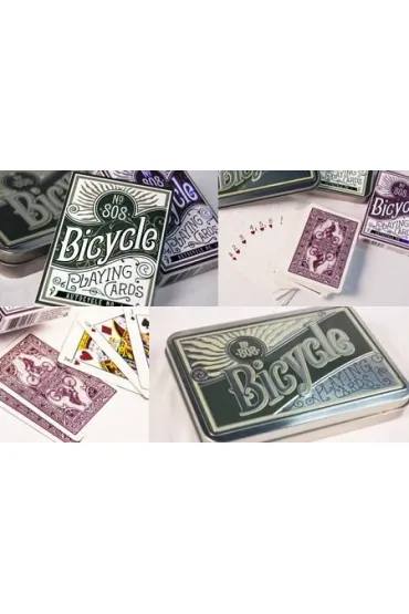 Karty Retro Tin Gift Set