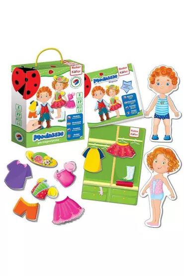 Puzzle Gra magnetyczna - Modnisie Roter Kafer