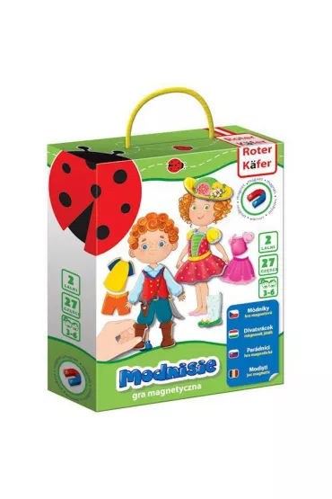 Puzzle Gra magnetyczna - Modnisie Roter Kafer