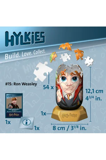 Puzzle 54 el. 3D Hylkies: Ron Weasley Ravensburger