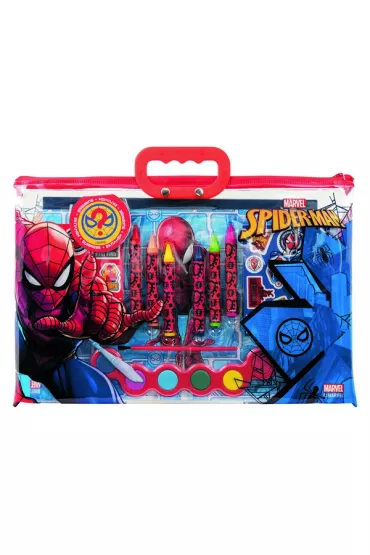 Zestaw artystyczny w torbie Spiderman Pulio