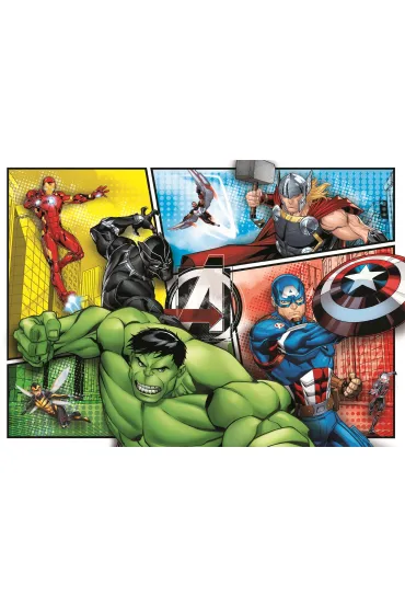 Puzzle 2x60 el. SuperColor. Avengers Clementoni