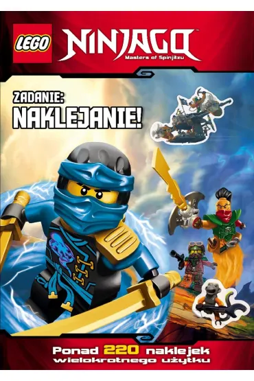 LEGO NINJAGO. Zadanie: naklejanie. 220 naklejek
