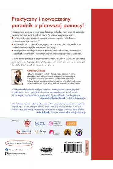 Pierwsza pomoc. Poradnik dla rodzic�w niemowl�t i ma�ych dzieci - Adrianna Cienkusz