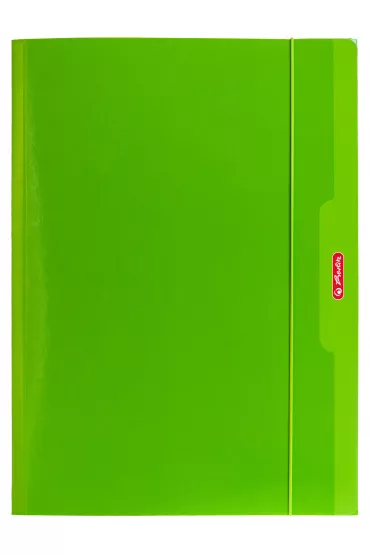 Herlitz Teczka A4 z gumk� Color Blocking zielona