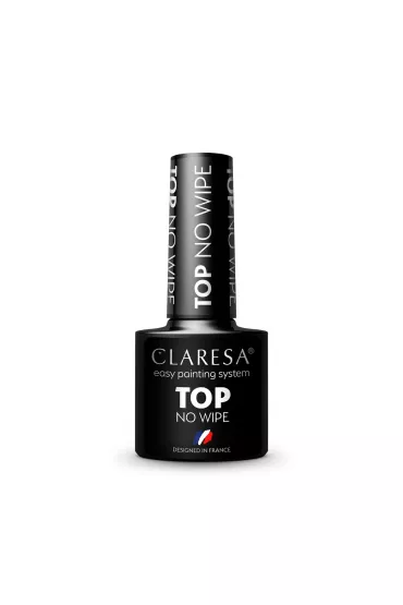 Claresa Top No Wipe top utwardzajcy do lakieru hybrydowego bez przemywania 5 g
