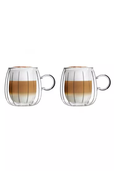 Vialli Design Komplet szklanek z uchem Tulip 8807 2 x 250 ml