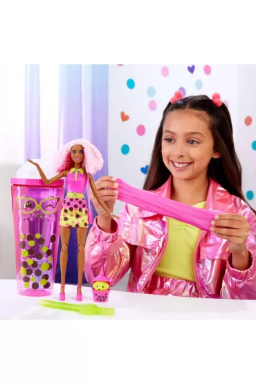 Barbie Pop Reveal. Lalka Jagoda Bubble Tea Mattel