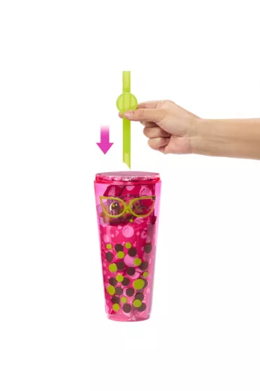 Barbie Pop Reveal. Lalka Jagoda Bubble Tea Mattel