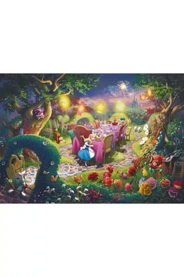 Puzzle 6000 el. THOMAS KINKADE Alicja w Krainie Czar�w (Disney) Schmidt - Thomas  Kinkade