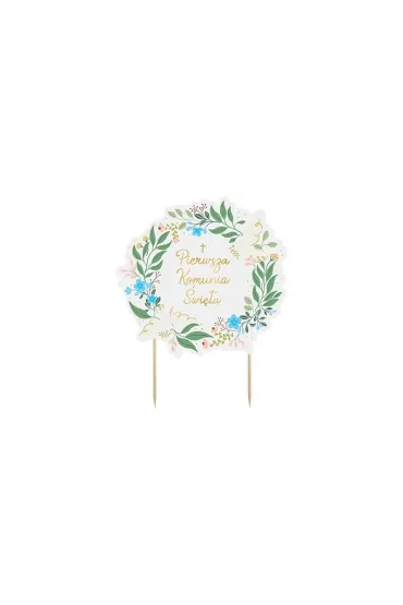 PartyDeco Topper na tort Komunia �wi�ta 16.7x20 cm