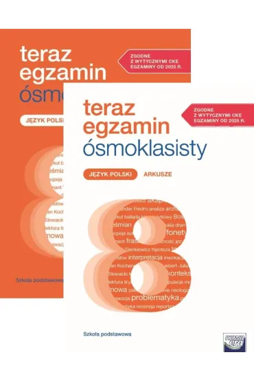 Pakiet Teraz egzamin �smoklasisty. J�zyk polski: Repetytorium oraz Arkusze