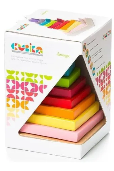 Piramidka drewniana Cubika
