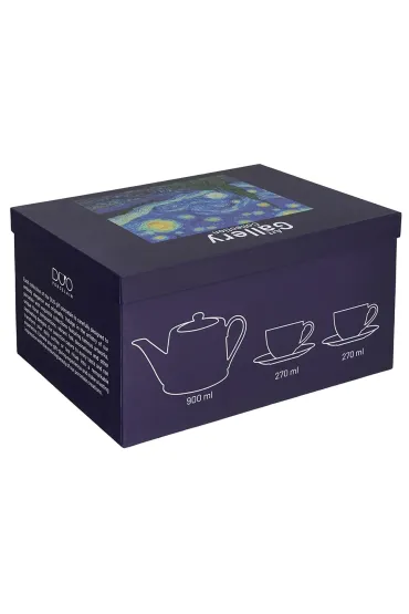 Duo Sp. z o.o. Zestaw dzbanek z fili�ankami STARRY NIGHT Van Gogh 270 ml