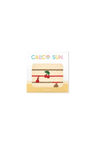 Zestaw Bransoletek Riley - Wisienki 3 szt. Calico Sun