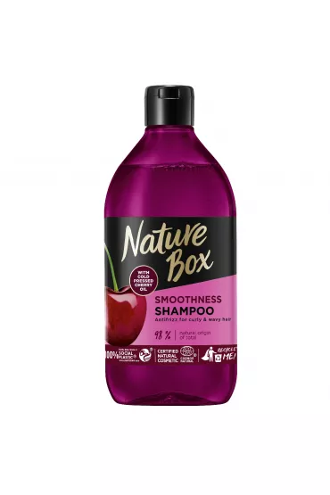 Nature Box Szampon wyg�adzaj�cy do w�os�w z olejem z Wi�ni 385 ml