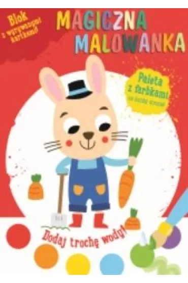 Magiczna malowanka z farbkami Kr�lik
