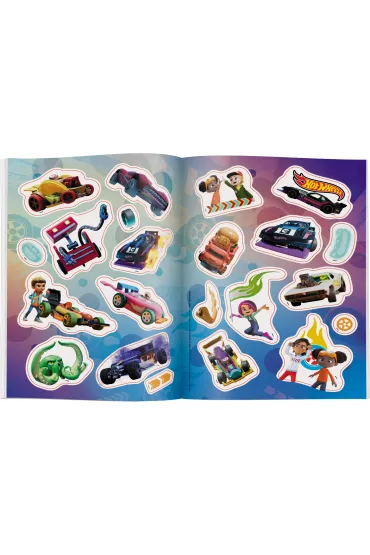 Hot Wheels. Let's race. Kolorowanka z naklejkami