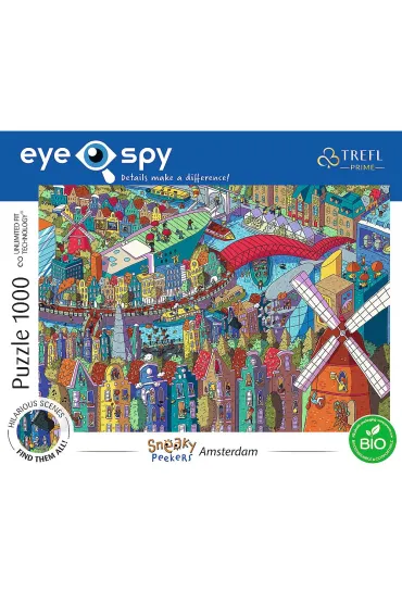 Puzzle 1000 el. Eye-Spy. Sneaky peekers. Amsterdam, The Netherlands Trefl