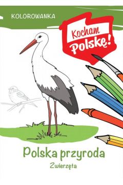Kolorowanka Polska przyroda zwierzta