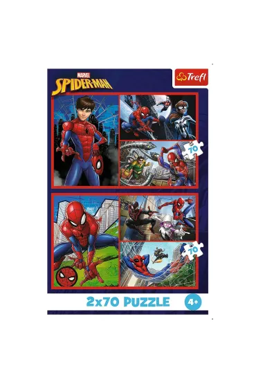 Puzzle 2x70 el. Paj�cze historie Trefl