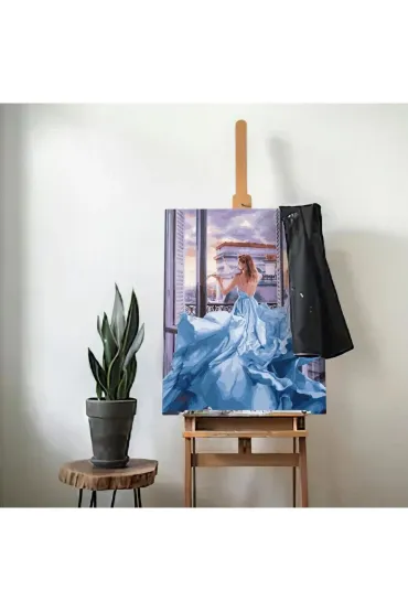Twoje Hobby Malowanie po numerach - Dziewczyna w Sukience 40x50cm