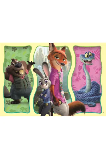 Puzzle 104 el. SuperColor. Super Zootopia 2 Clementoni