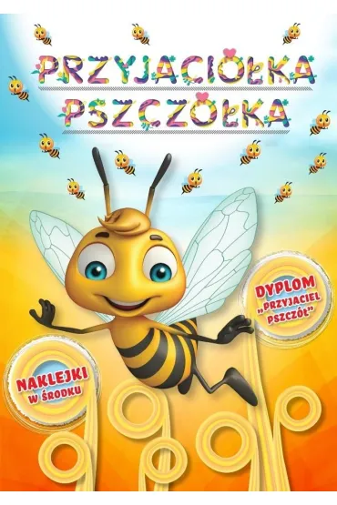 Przyjaci�ka pszcz�ka. Kolorowanka z naklejkami