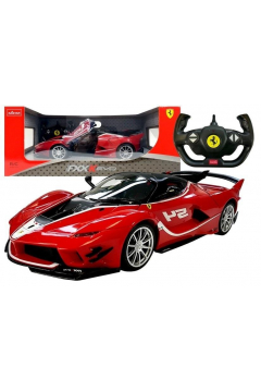 Auto R/C Ferrari Rastar 1:14 czerwone Leantoys
