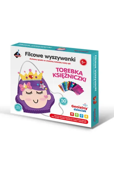 Filcowe wyszywanki - torebka ksi�niczka Askato