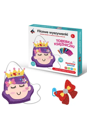 Filcowe wyszywanki - torebka ksi�niczka Askato