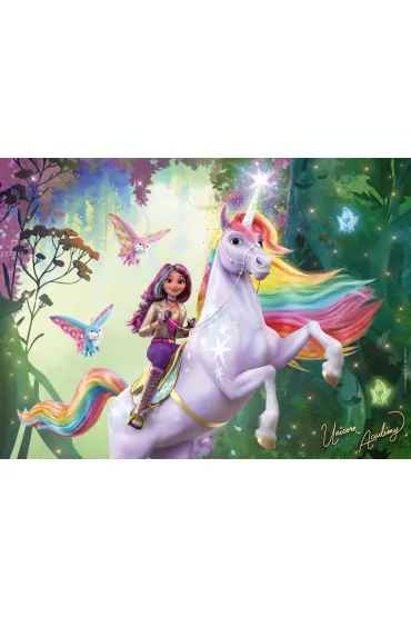 Puzzle dla dzieci 100 el. XXL Unicorn Academy Ravensburger