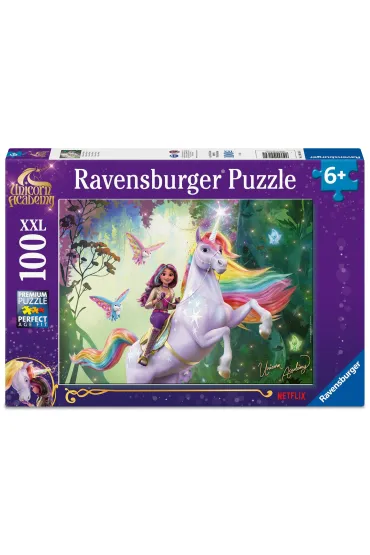 Puzzle dla dzieci 100 el. XXL Unicorn Academy Ravensburger