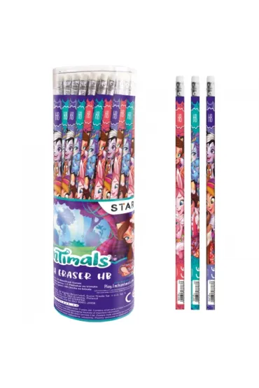 Starpak O��wek z gumk� Enchantimals 48szt/opak