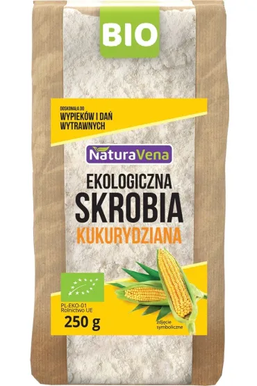 NaturaVena Skrobia kukurydziana (uszkodzone opakowanie) 250 g Bio