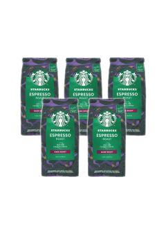 Starbucks Espresso Roast Kawa ziarnista Zestaw 5 x 200 g