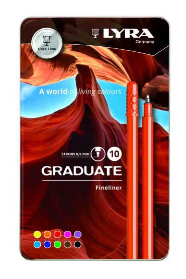 Fila Pisaki Graduate Fineliner 10 kolor�w