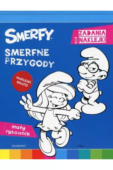 Smerfne przyogdy. Ma�y rysownik z naklejkami