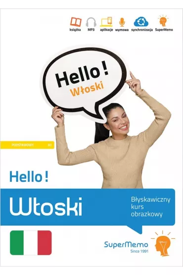 Hello! W�oski. B�yskawiczny kurs obrazkowy A1 - Natalia Wajda