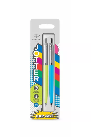 Parker Komplet Jotter Original PopArt 60"s limonka sky blue
